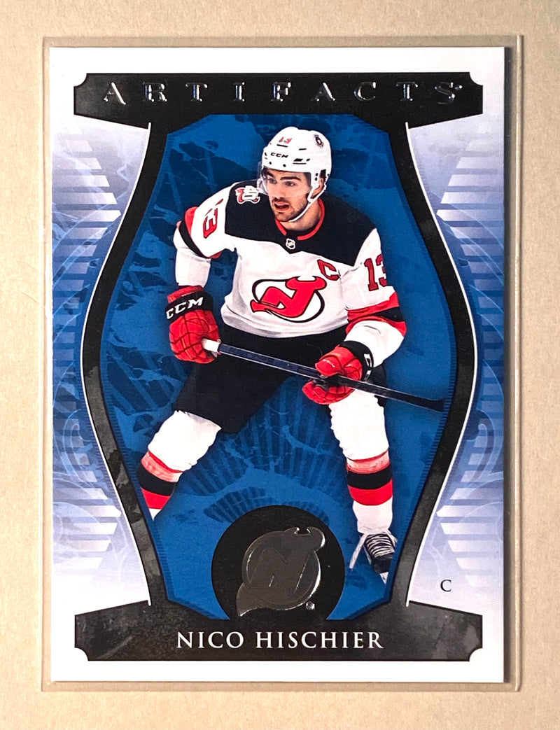 2023-24 Upper Deck 63 Nico Hischier - Hockey - Artifacts