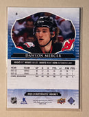 2023-24 Upper Deck 8 Dawson Mercer - Hockey - Artifacts