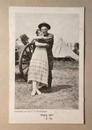 1917 "FALL IN" Vintage Postcard - Used