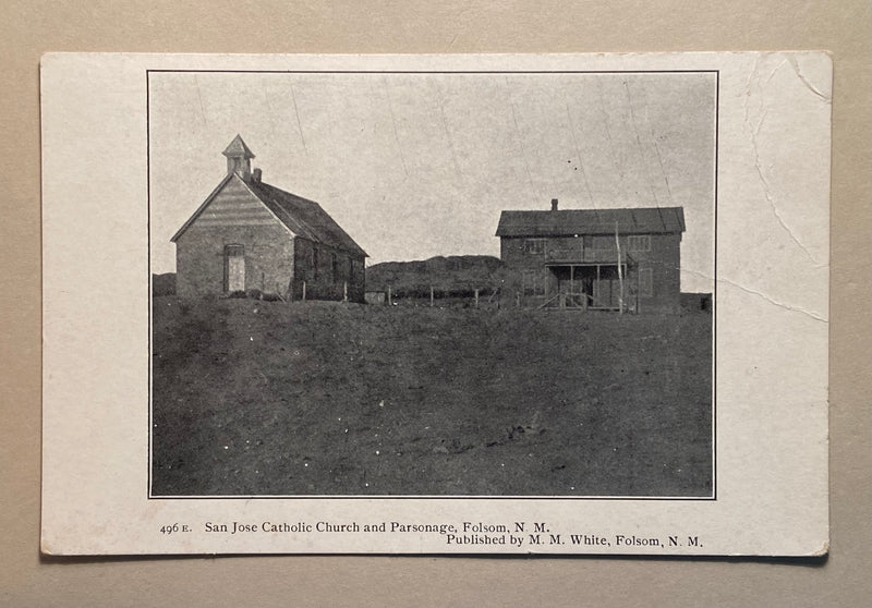 San Jose Catholic Church - Vintage Postcard - Used