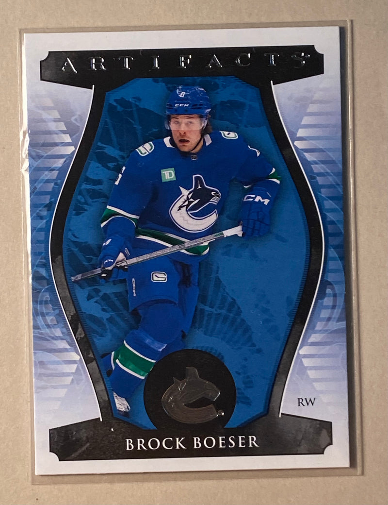 2023-24 Upper Deck 43 Brock Boeser - Hockey - Artifacts