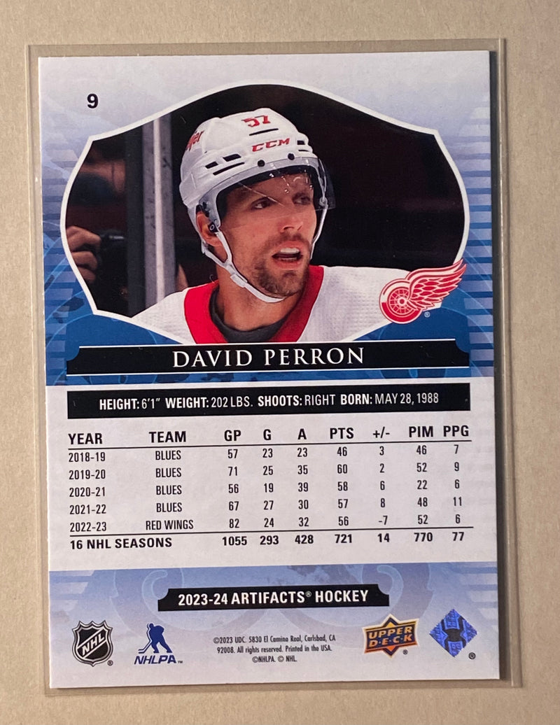 2023-24 Upper Deck 9 David Perron - Hockey - Artifacts