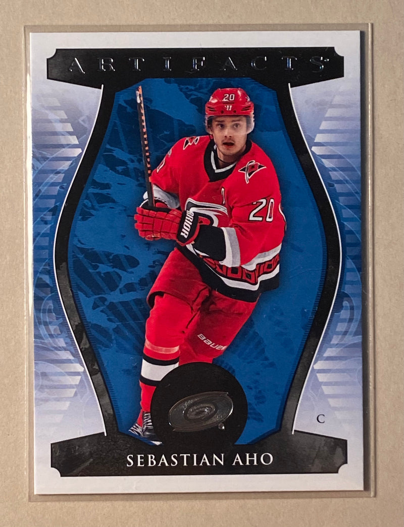 2023-24 Upper Deck 100 Sebastian Aho - Hockey - Artifacts