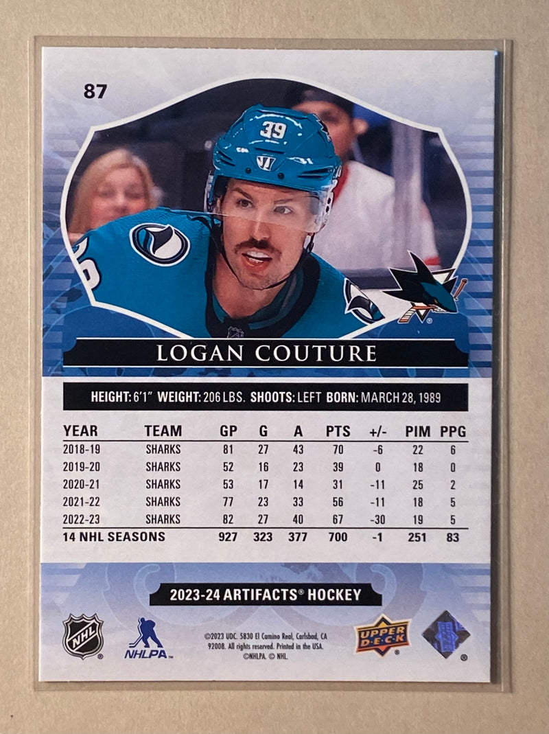 2023-24 Upper Deck 87 Logan Couture - Hockey - Artifacts