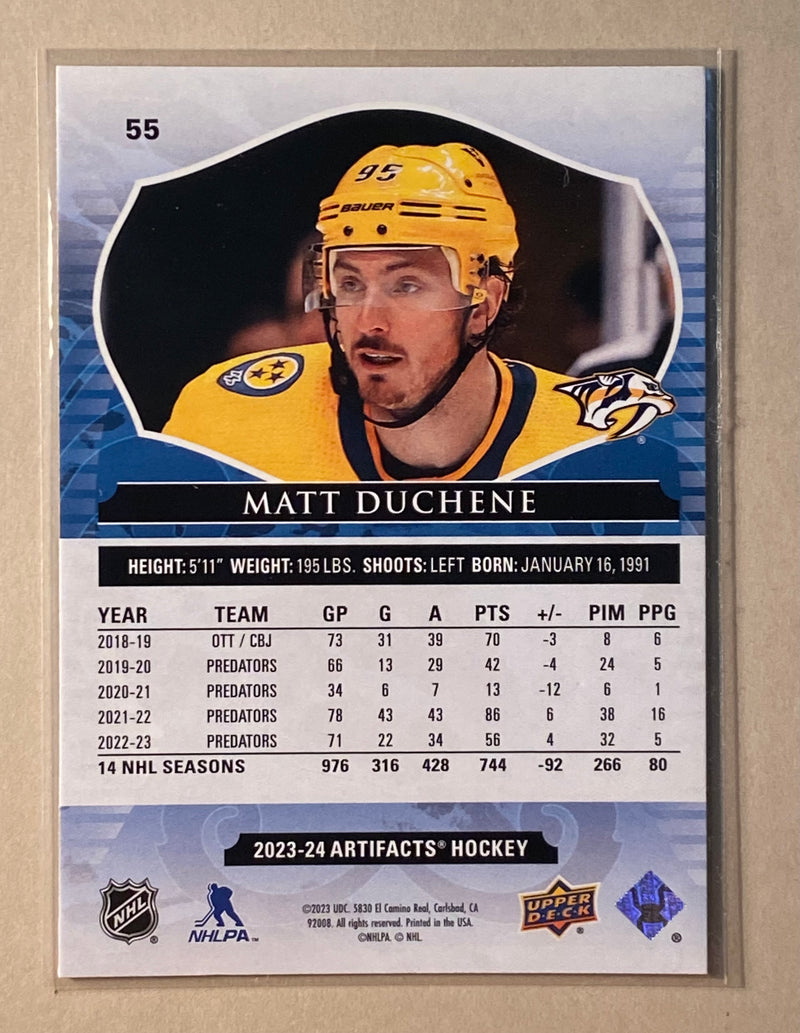 2023-24 Upper Deck 55 Matt Duchene - Hockey - Artifacts