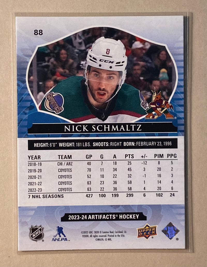 2023-24 Upper Deck 88 Nick Schmaltz - Hockey - Artifacts