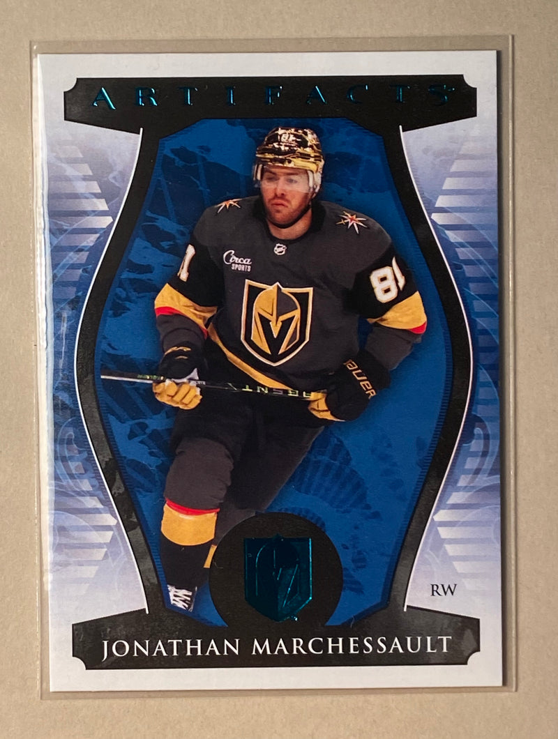 2023-24 Upper Deck 66 Jonathan Marchessault - Hockey - Artifacts - Turquoise