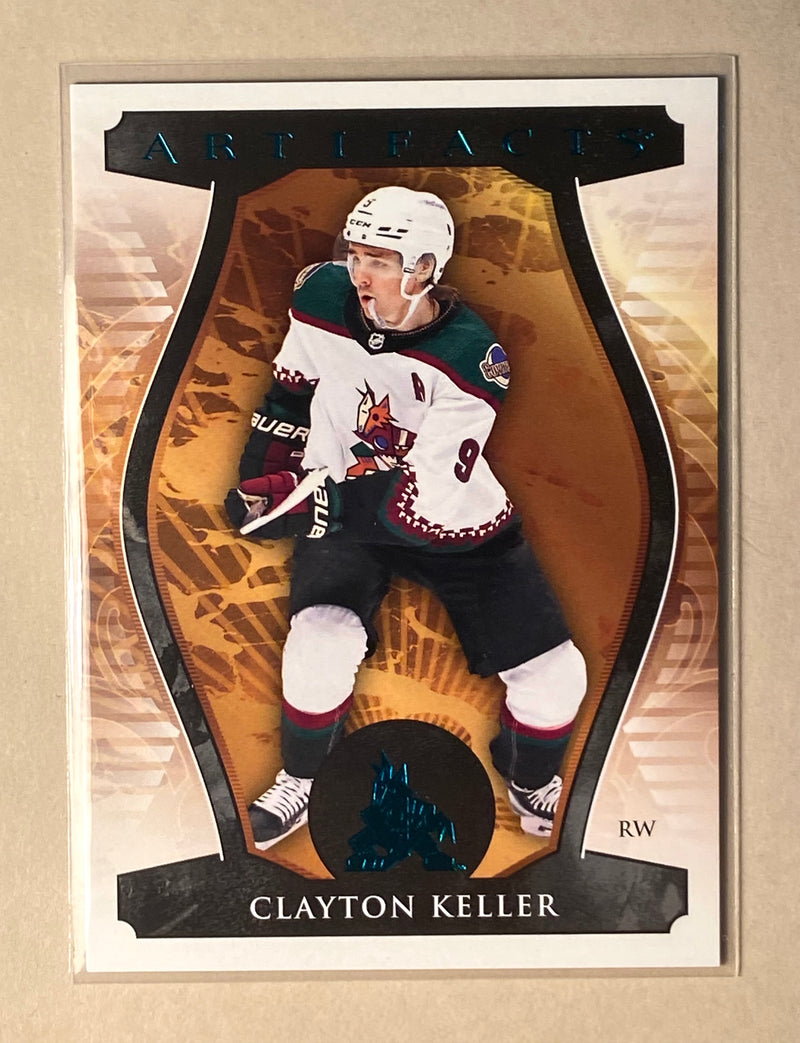 2023-24 Upper Deck 105 Clayton Keller - Hockey - Hockey - Turquoise