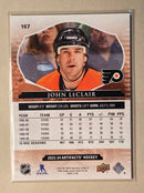 2023-24 Upper Deck 167 John LeClair - Hockey - Artifacts - Turquoise