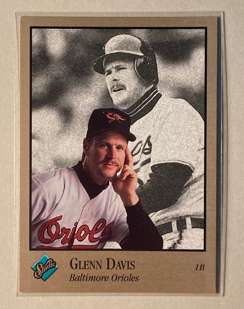 1992 Leaf 122 Glenn Davis - Baseball - Studio