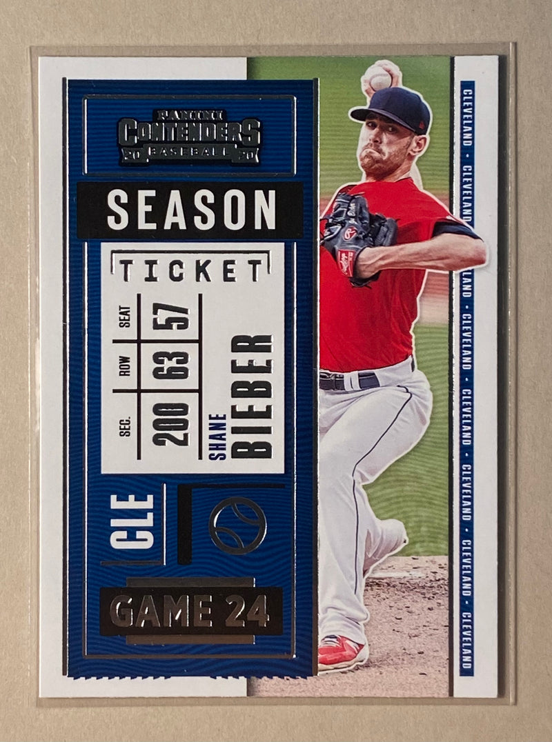 2020 Panini 34 Shane Bieber - Baseball