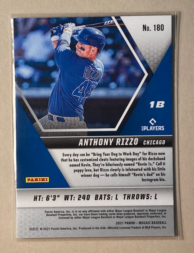 2021 Panini 180 Anthony Rizzo - Baseball - Mosaic