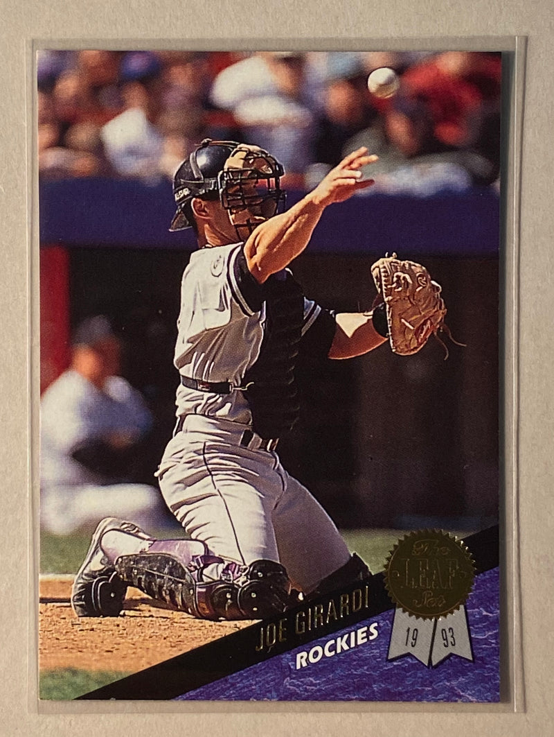 1993 Leaf 332 Joe Girardi - Baseball