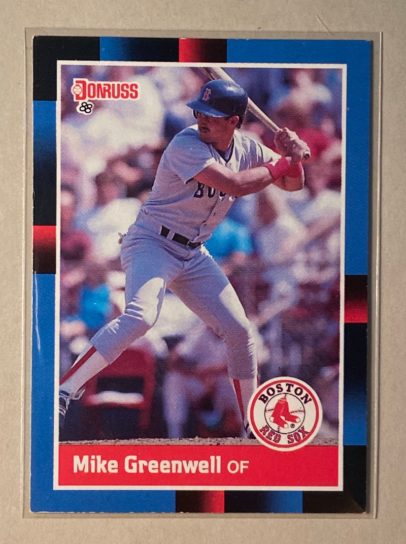 1988 Donruss 339 Mike Greenwell - Baseball