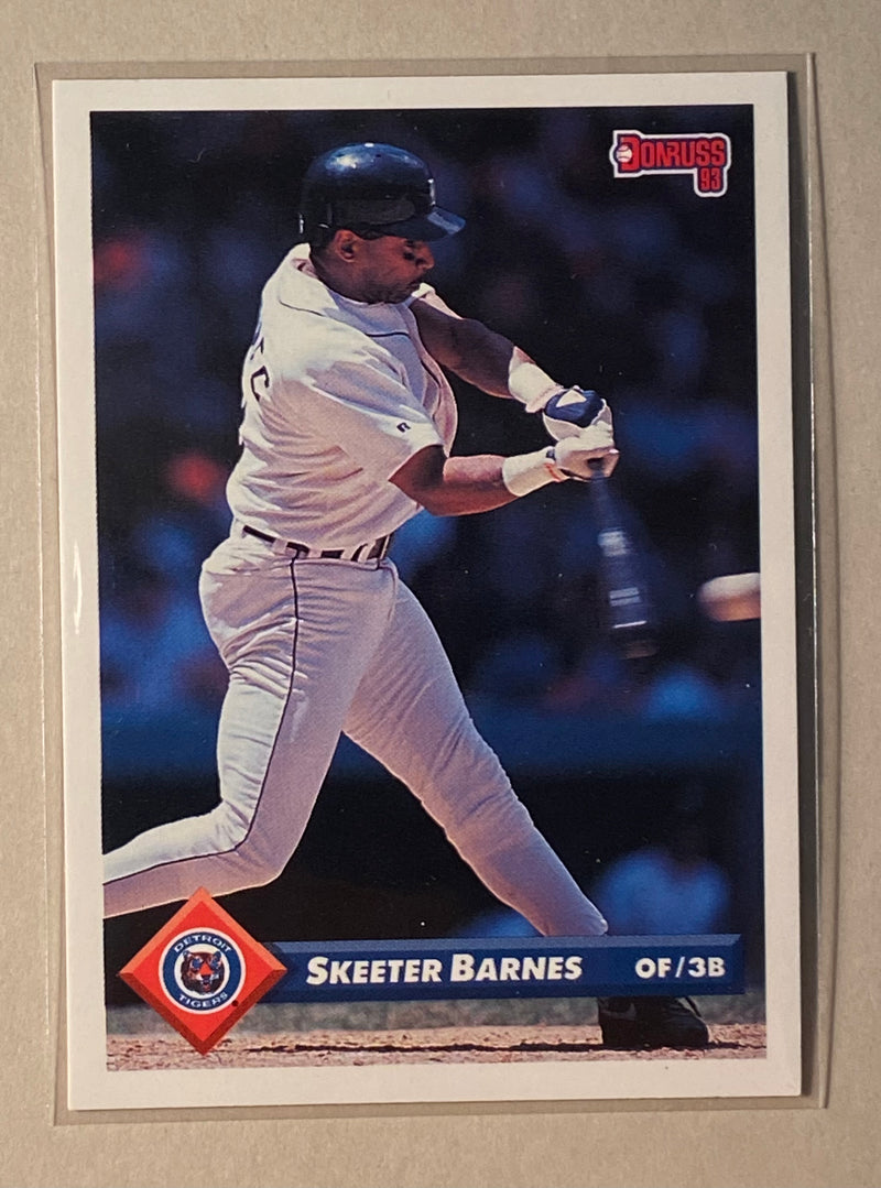 1993 Donruss 437 Skeeter Barnes - Baseball