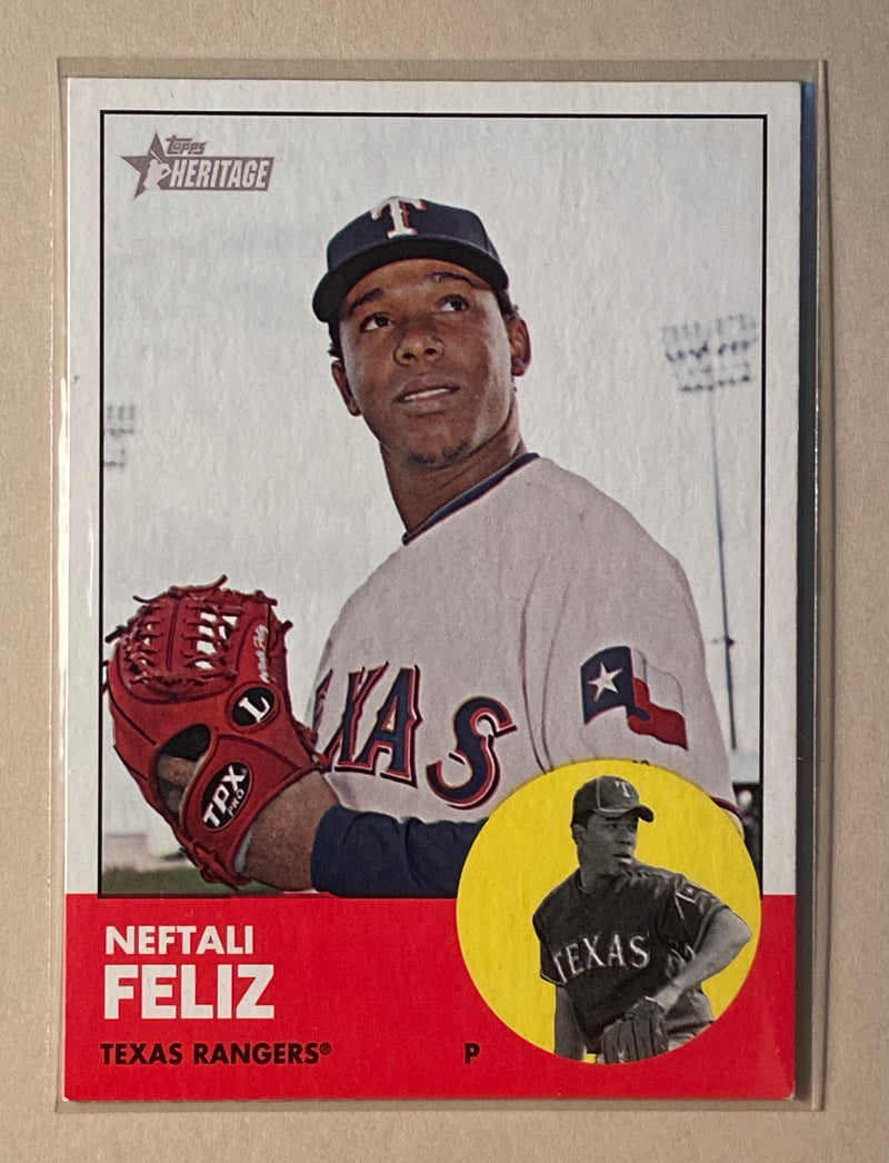 2012 Topps 423 Neftali Feliz - Baseball - Heritage