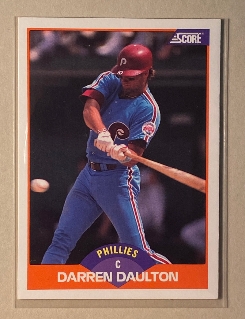 1989 Score 413 Darren Daulton - Baseball