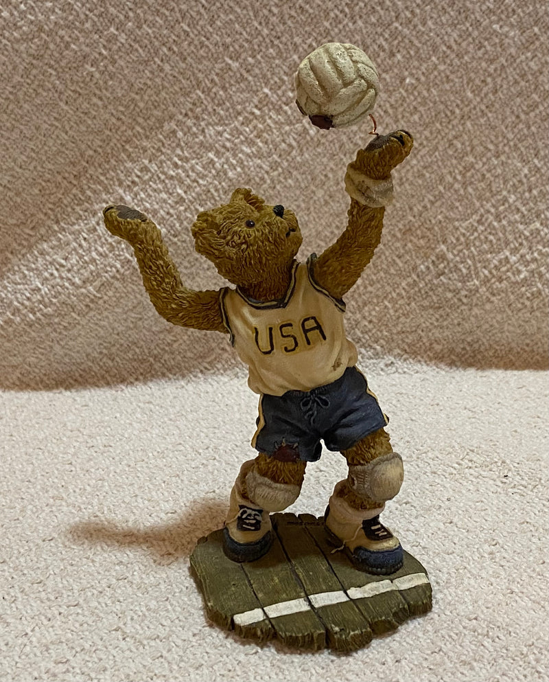 Boyds Bear Volleyball Figurine