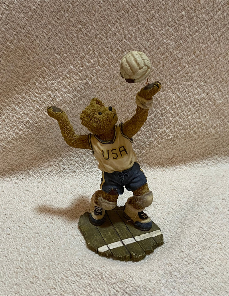 Boyds Bear Volleyball Figurine