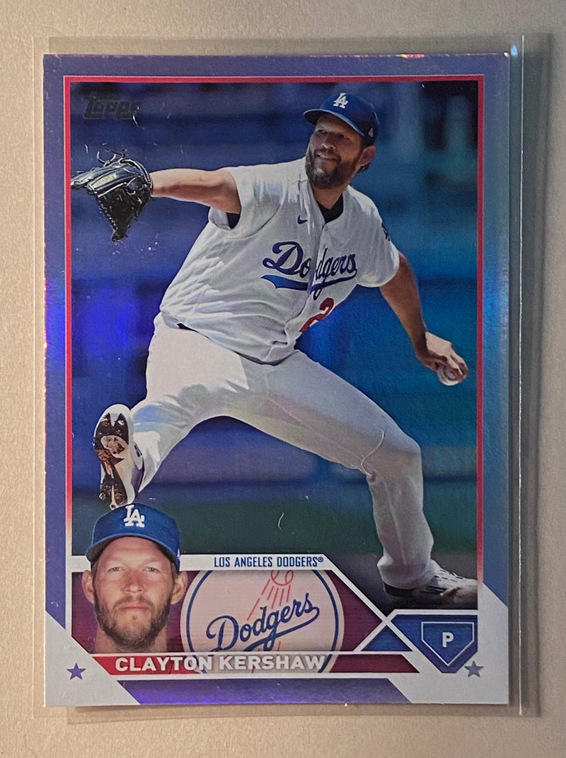 2023 Topps 22 Clayton Kershaw - Baseball - Silver Parallel