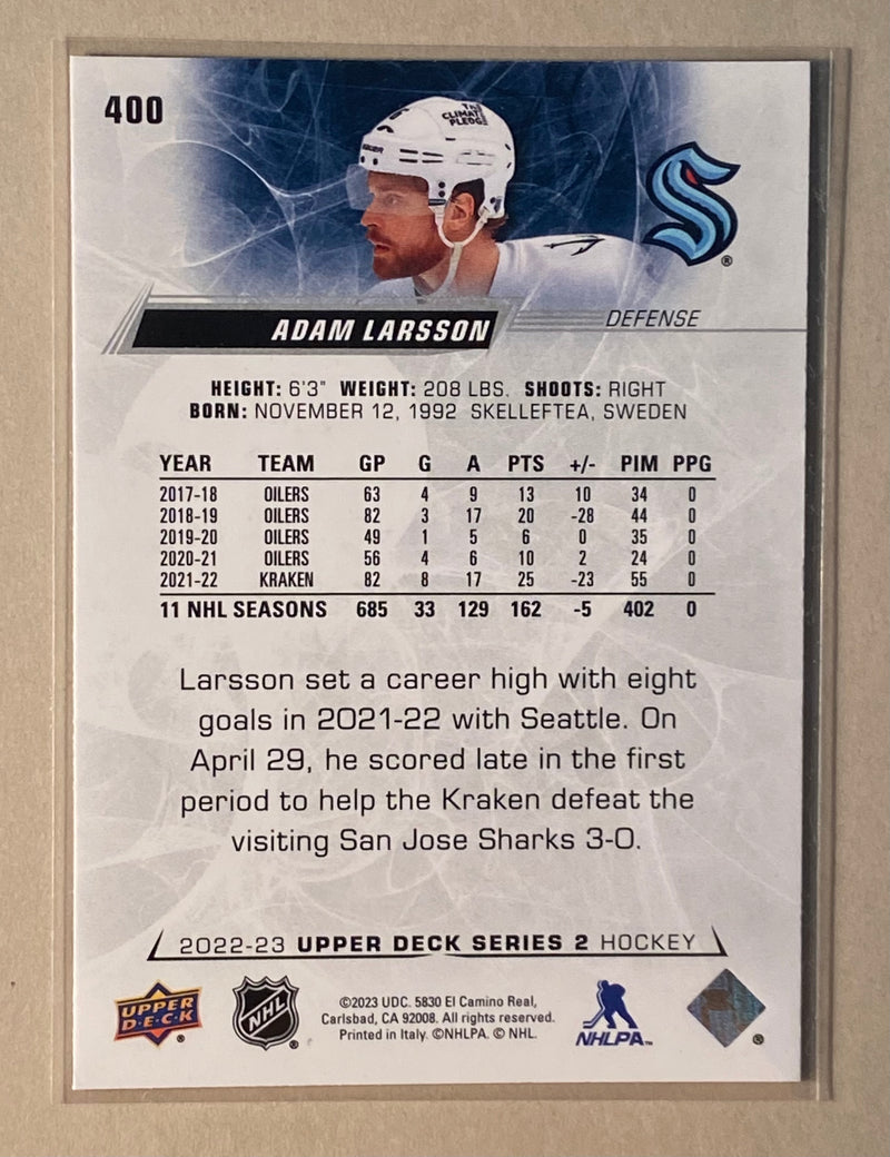 2022-23 Upper Deck 400 Adam Larsson - Hockey - Series 2