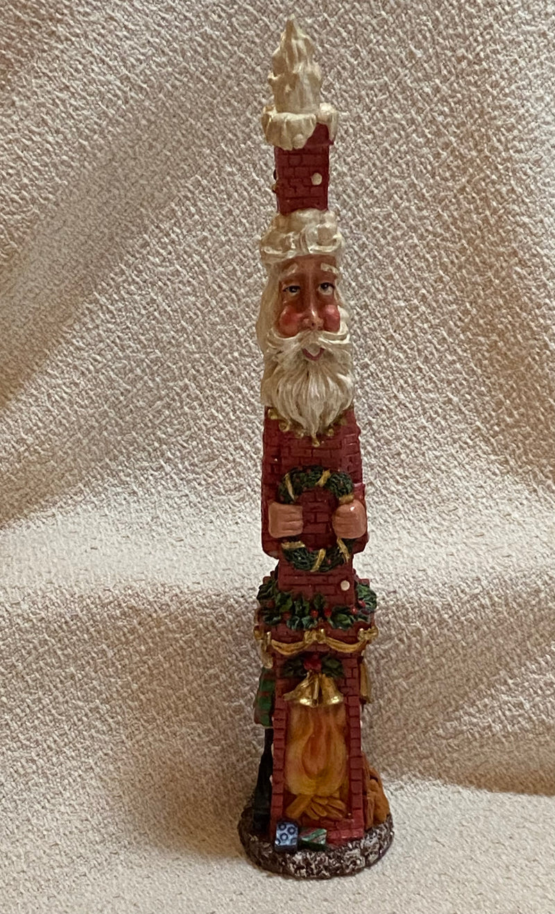 GANZ Santa Fireplace Skinny/Pencil Figurine