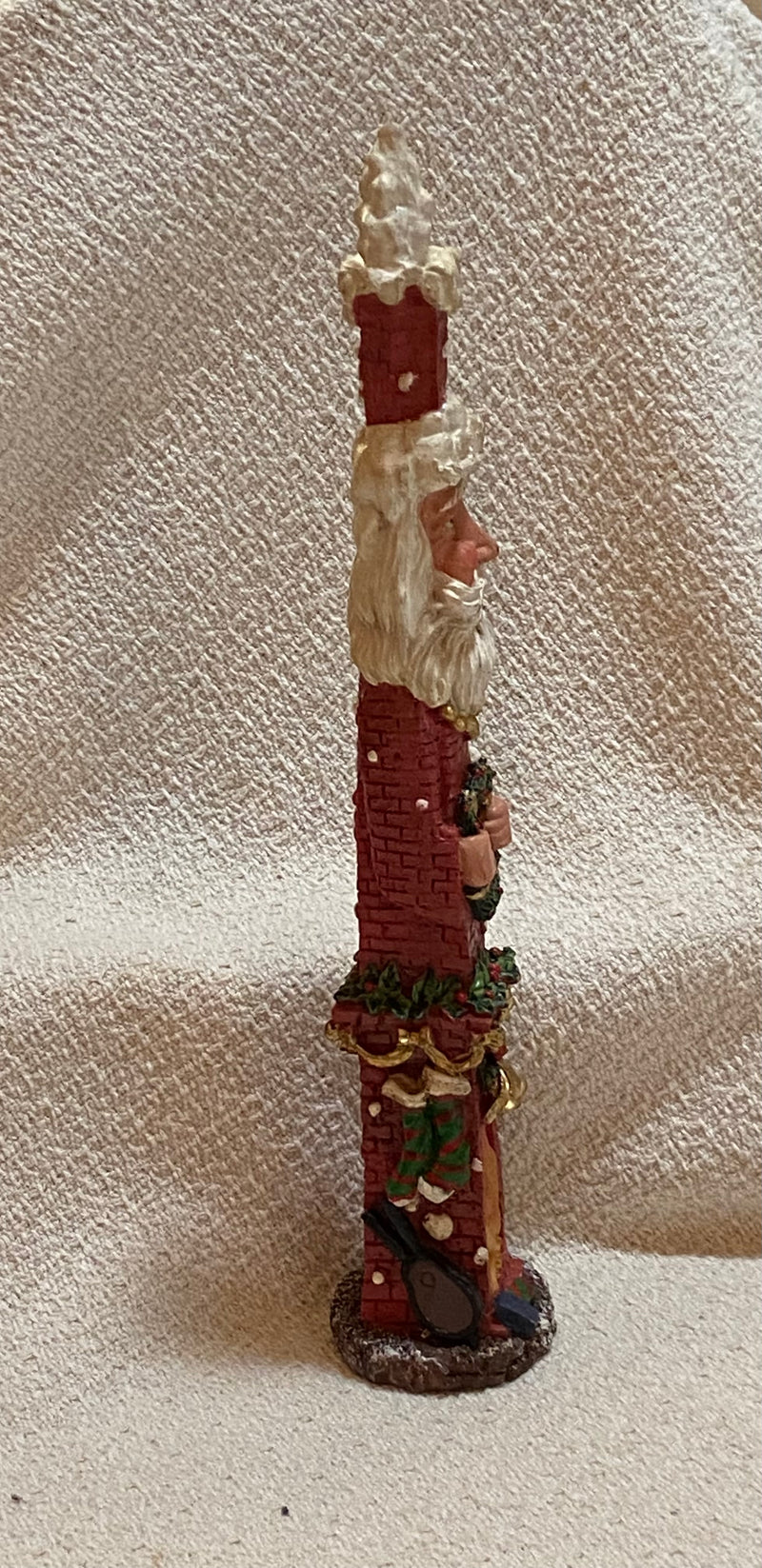 GANZ Santa Fireplace Skinny/Pencil Figurine