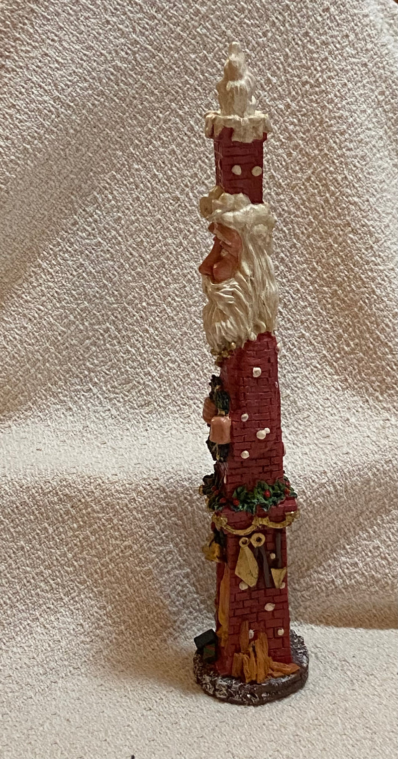 GANZ Santa Fireplace Skinny/Pencil Figurine