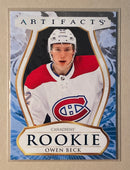 2023-24 Upper Deck 198 Owen Beck - Hockey - Artifacts - Rookie - Turquoise