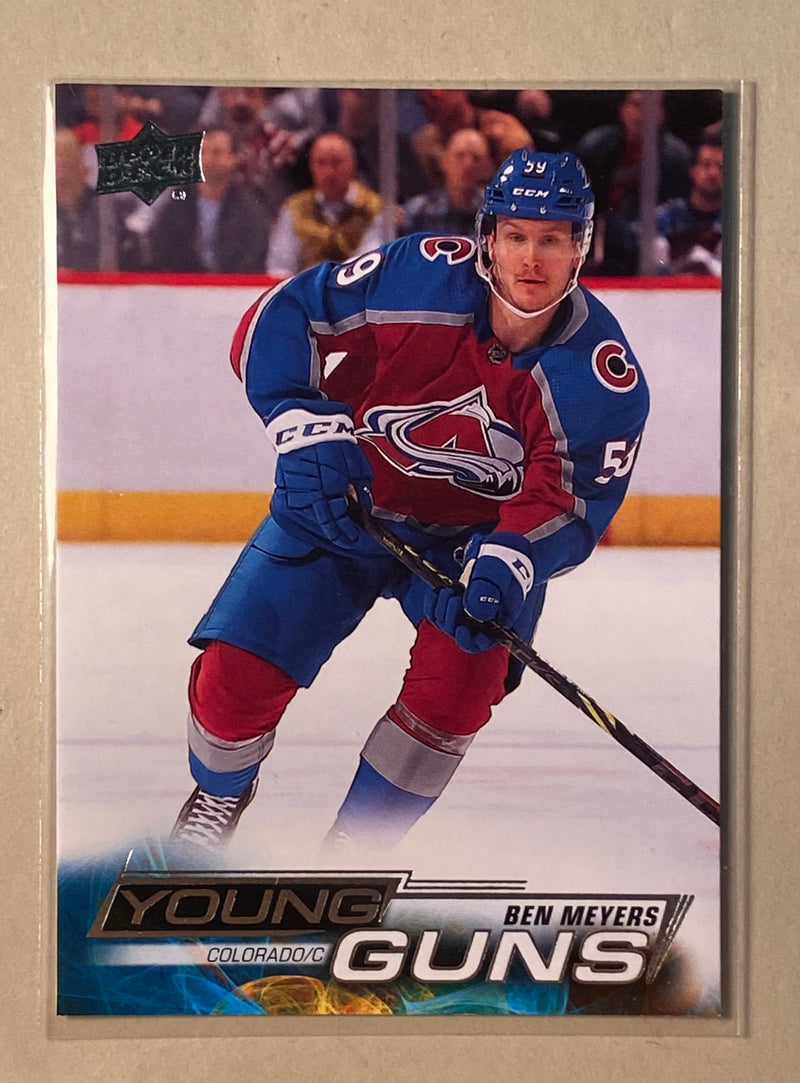 2022-23 Upper Deck 222 Ben Meyers - Hockey - Young Guns