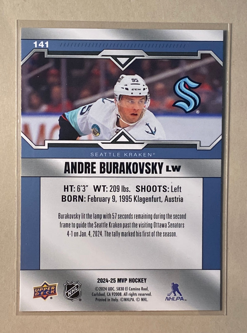 2024-25 Upper Deck 141 Andre Burakovsky - Hockey - MVP