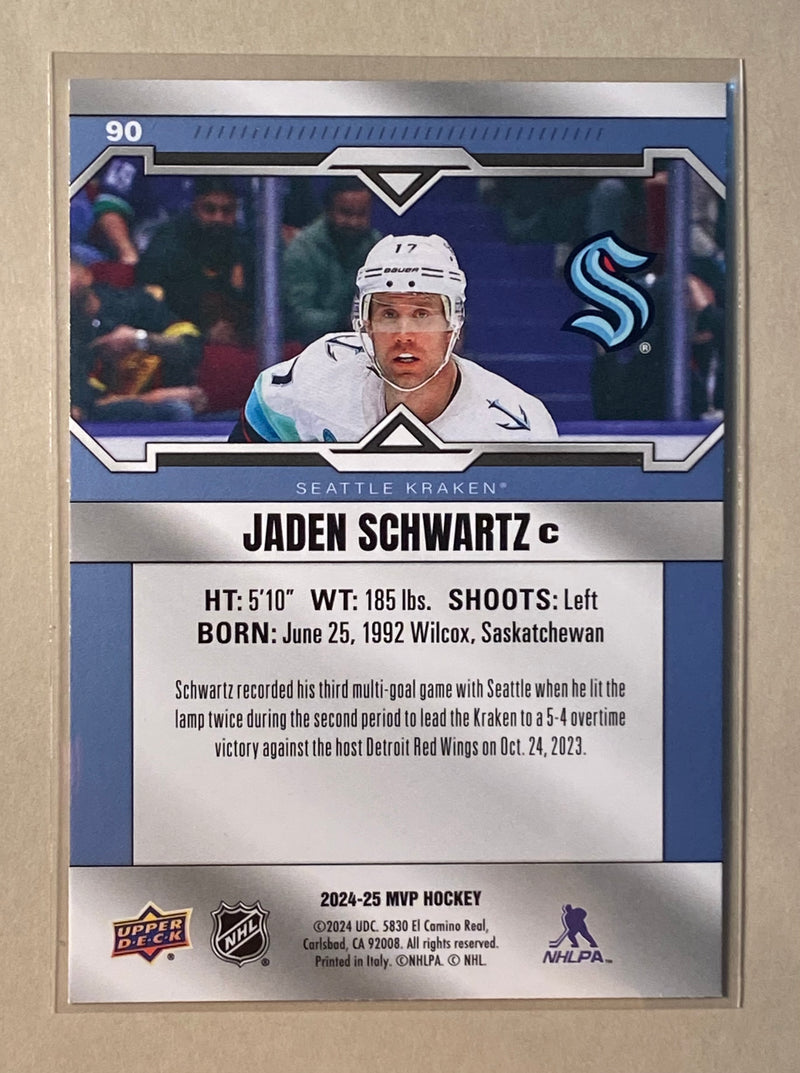 2024-25 Upper Deck 90 Jaden Schwartz - Hockey - MVP