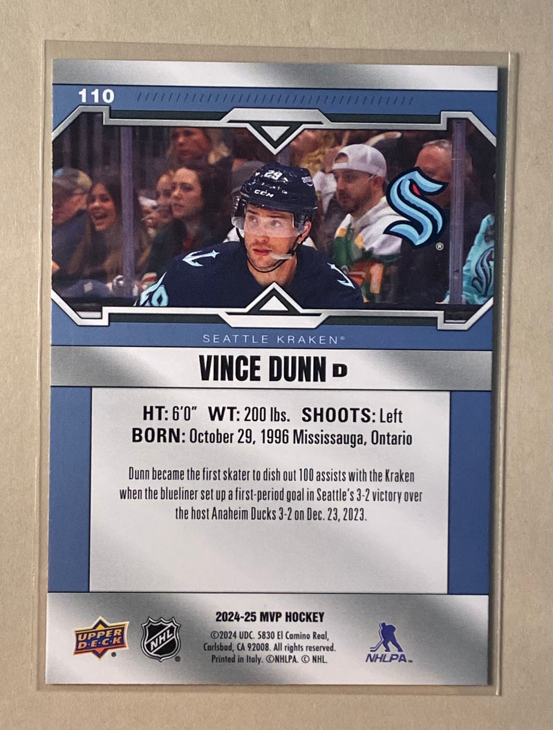 2024-25 Upper Deck 110 Vince Dunn - Hockey - MVP