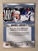 2024-25 Upper Deck 246 Maxwell Crozier - Hockey - MVP - Rookies