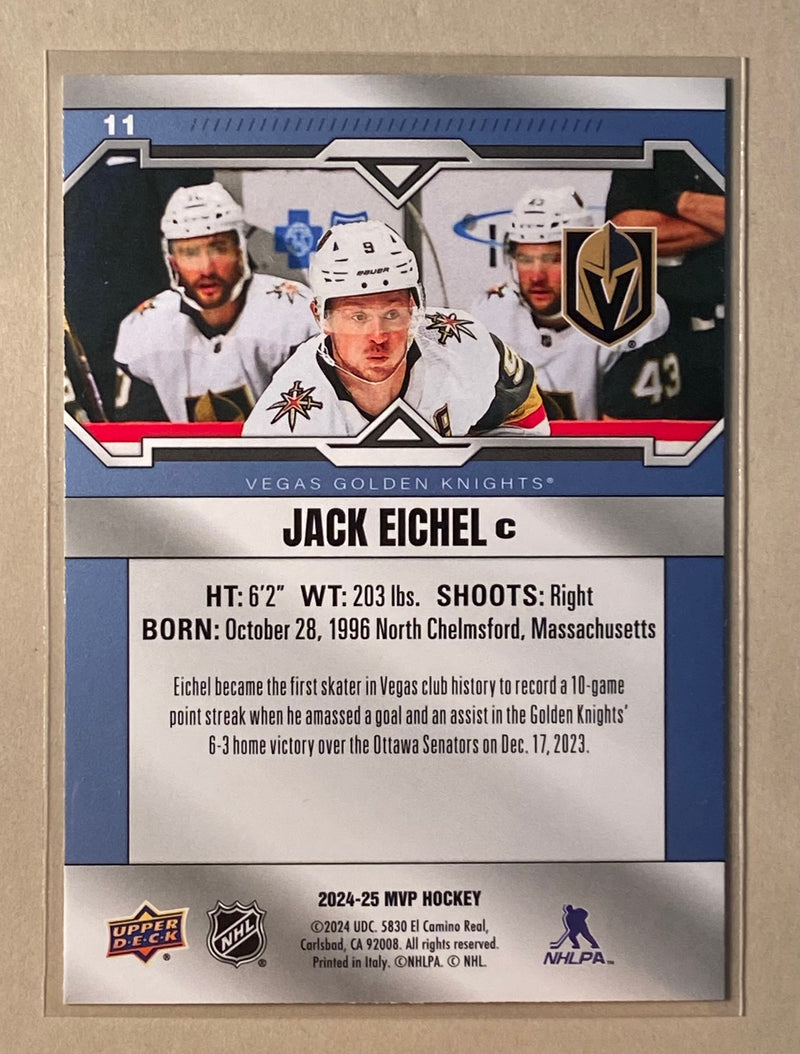 2024-25 Upper Deck 11 Jack Eichel - Hockey - MVP