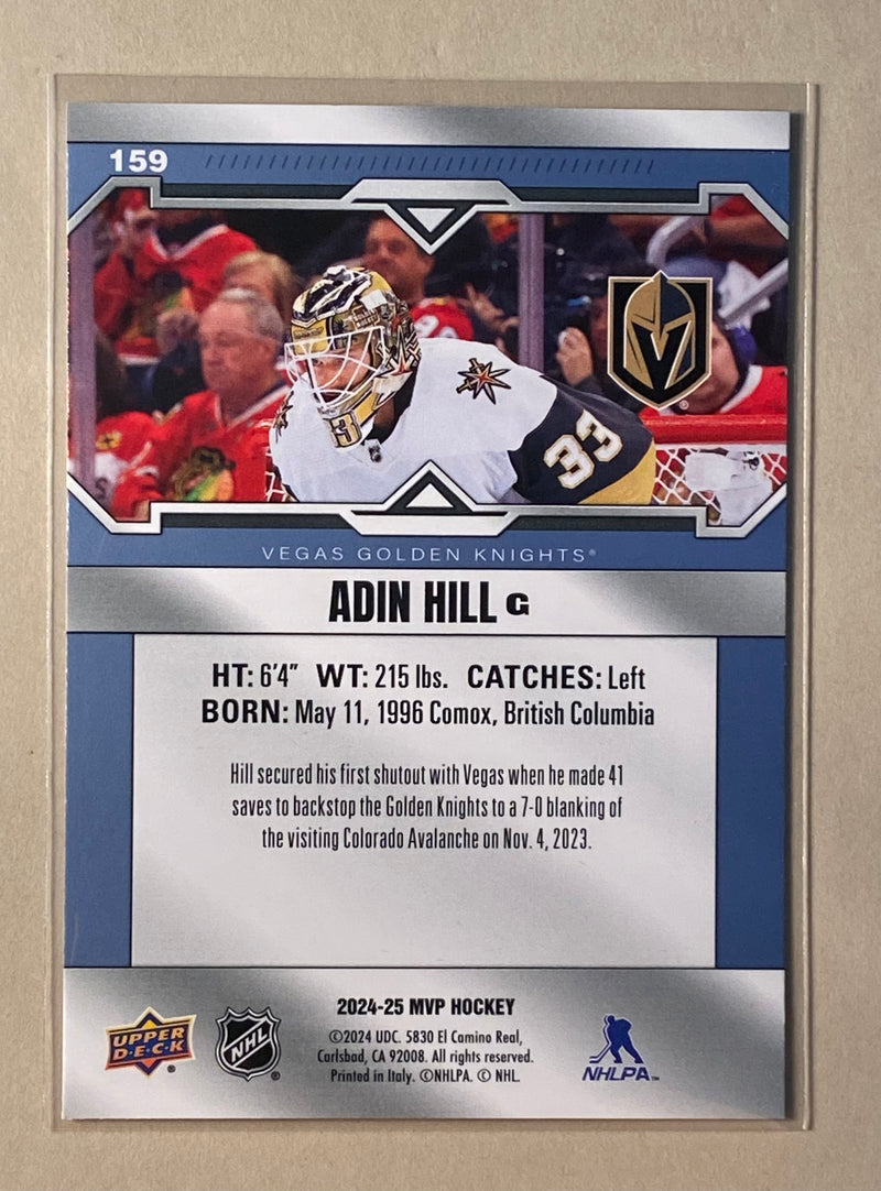 2024-25 Upper Deck 159 Adin Hill - Hockey - MVP