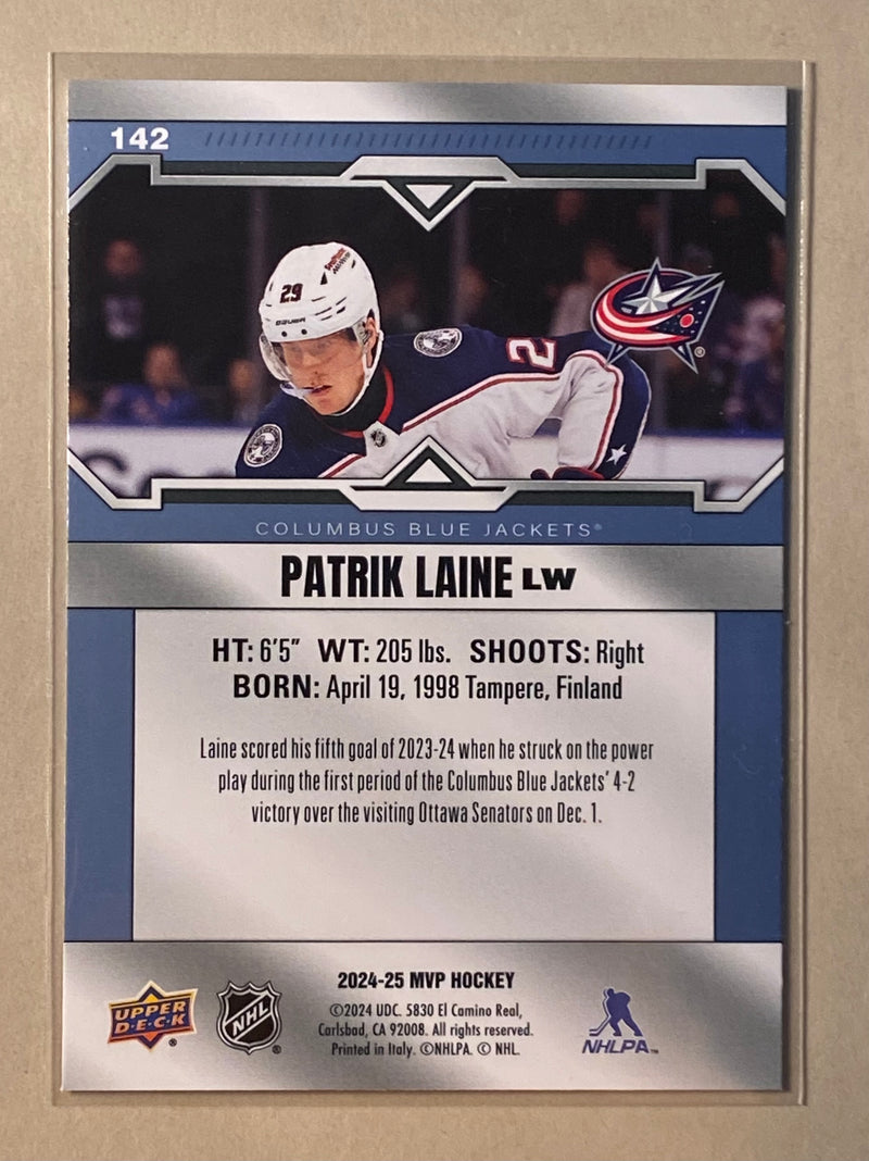 2024-25 Upper Deck 142 Patrik Laine - Hockey - MVP