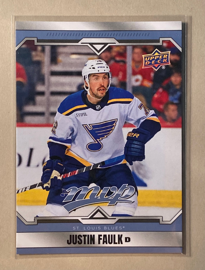 2024-25 Upper Deck 51 Justin Faulk - Hockey - MVP