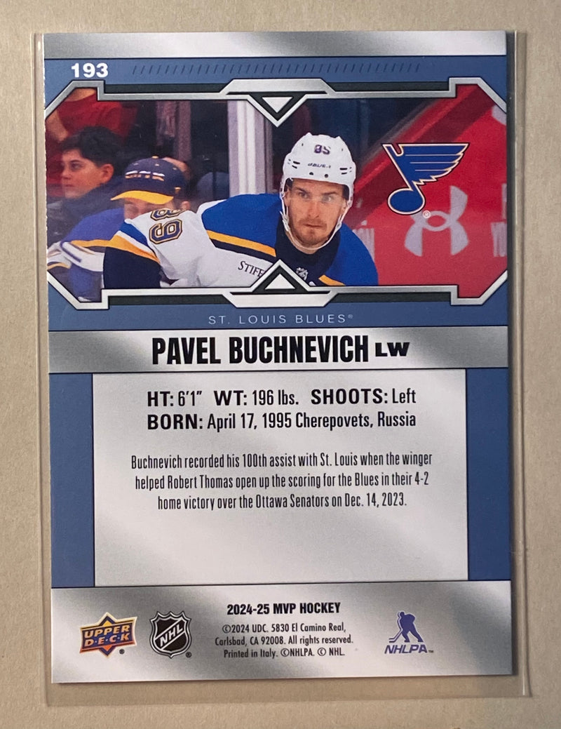 2024-25 Upper Deck 193 Pavel Buchnevich - Hockey - MVP