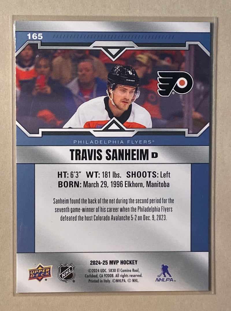 2024-25 Upper Deck 165 Travis Sanheim - Hockey - MVP