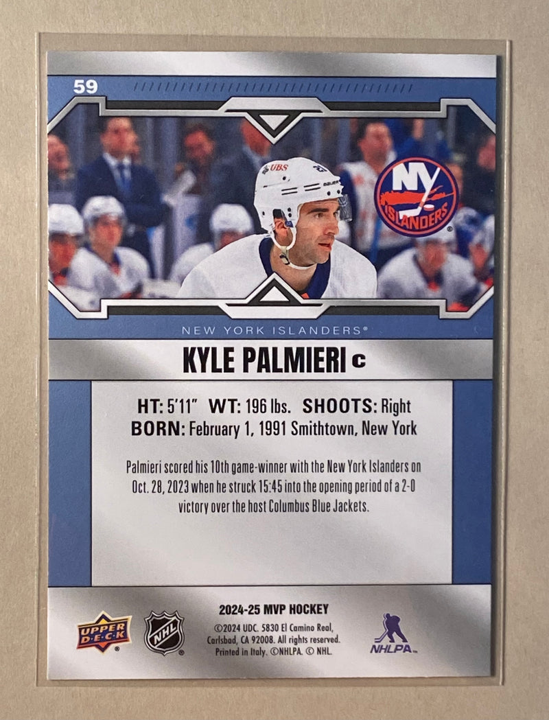 2024-25 Upper Deck 59 Kyle Palmieri - Hockey - MVP