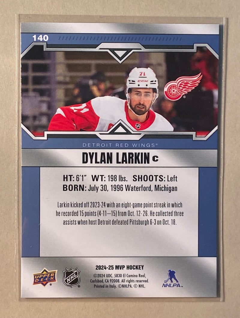 2024-25 Upper Deck 140 Dylan Larkin - Hockey - MVP