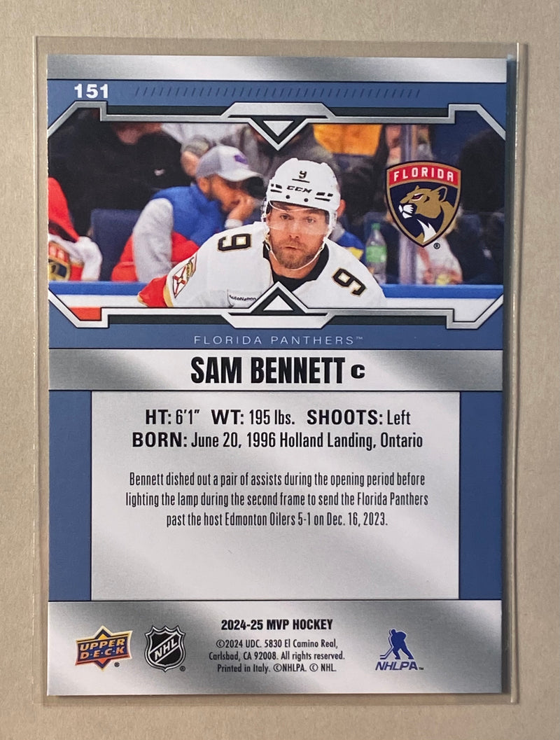 2024-25 Upper Deck 151 Sam Bennett - Hockey - MVP