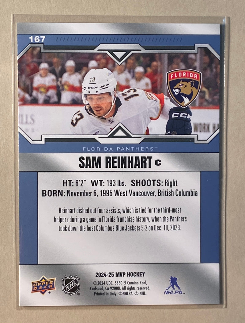 2024-25 Upper Deck 167 Sam Reinhart - Hockey - MVP