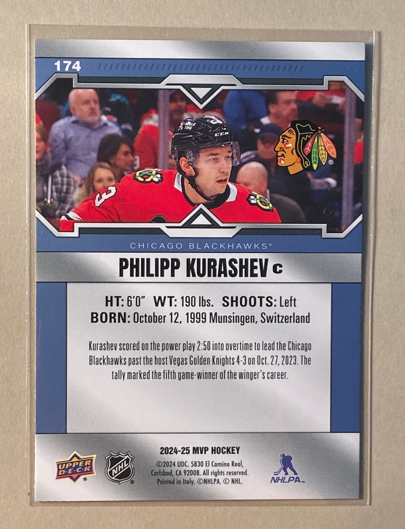 2024-25 Upper Deck 174 Philipp Kurashev - Hockey - MVP