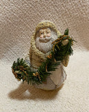 White Santa Claus Figurine 3.5 Inches Tall