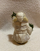 White Santa Claus Figurine 3.5 Inches Tall