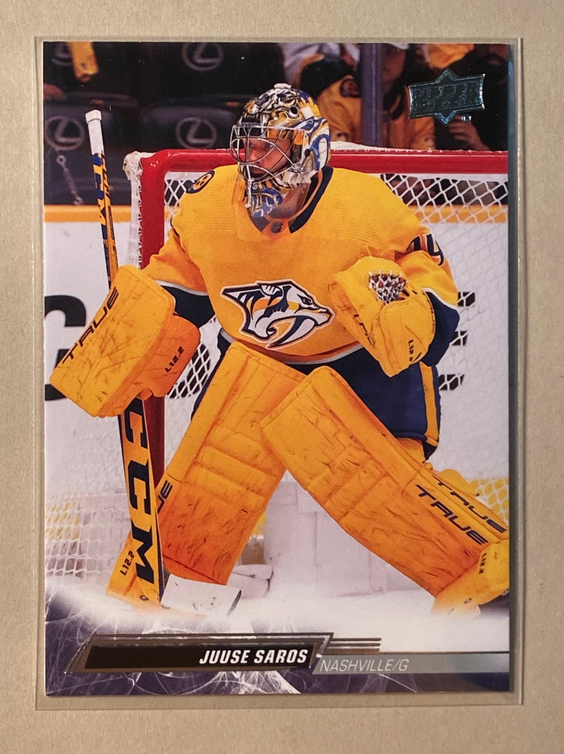 2022-23 Upper Deck 105 Juuse Saros - Hockey