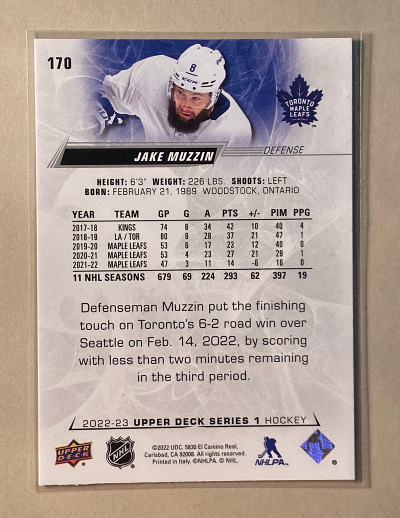 2022-23 Upper Deck 170 Jake Muzzin - Hockey