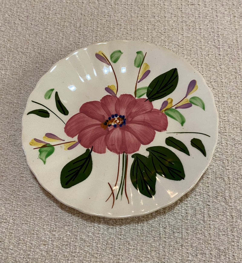 Blue Ridge Hand Painted Salad Plate - Flower Design